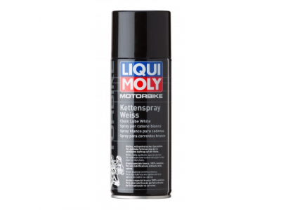 Белая цепная смазка для мотоциклов Motorbike Kettenspray weiss от LIQUI MOLY Белая цепная смазка для мотоциклов Motorbike Kettenspray weiss