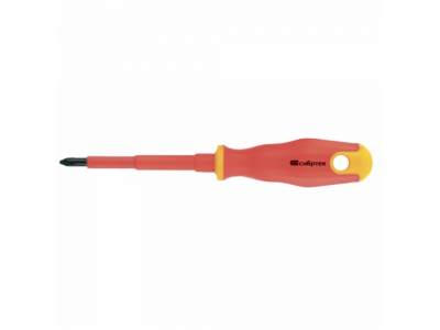 Отвертка диэлектрическая PH2*100mm, CrV, до 1000В, двухкомпонентная рукоятка//Сибртех от СИБРТЕХ Отвертка диэлектрическая PH2*100mm, CrV, до 1000В, двухкомпонентная рукоятка//Сибртех