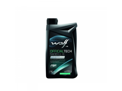 Моторное масло WOLF OFFICIALTECH 5W30 LL III 1L