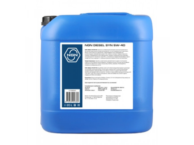 5W-40 CF/SM DIESEL SYN 20L от NGN 5W-40 CF/SM DIESEL SYN 20L